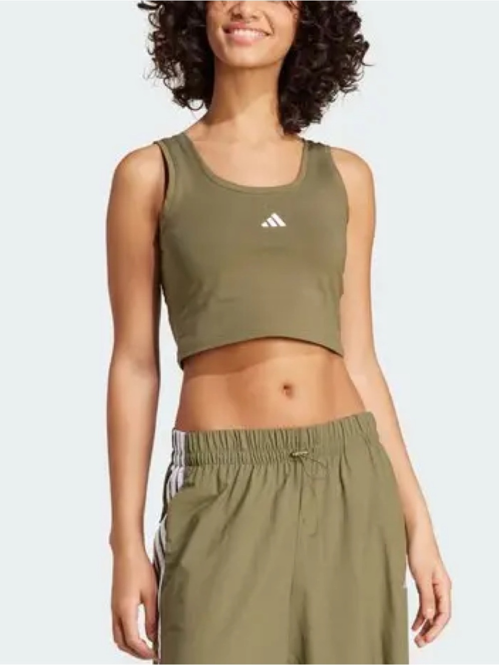 ADIDAS Essentials Small Logo Cotton Lifestyle Tank Top Sz L NWT